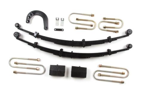 4 Inch Leaf Spring Lift Kit 73-76 Chevy 3/4 Ton 4 Inch Lift Kit No Shocks Zone Offroad