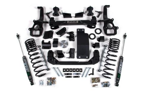 20-23 RAM 1500 4WD 6 Inch Front 5 Inch Rear Lift Kit With OE 22in Wheels Fox Shocks Zone Offroad