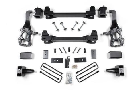 2014 F-150 2WD 6 Inch Lift Kit 4 Inch Rear Block No Shocks Zone Offroad