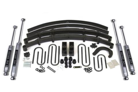 6 Inch Lift Kit Chevy/GMC 3/4 Ton Suburban 88-91 4WD 4 Inch Block Kit W Add A Leaf Fox 2.0 Performance Shocks