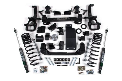 20-23 RAM 1500 4WD 6 Inch Front 5 Inch Rear Lift Kit With OE 22in Wheels Fox Shocks Zone Offroad