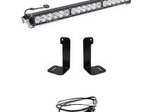Jeep JL/JT 30 Inch OnX6+ Light Bar Kit w/Upfitter Baja Designs