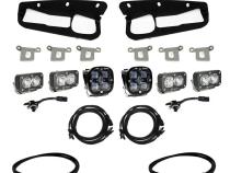 Bronco Clear SAE Fog Pocket Kit 21-Up Ford Bronco w/Upfitter Baja Designs