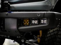 Bronco Clear SAE Fog Pocket Kit 21-Up Ford Bronco w/Upfitter Baja Designs