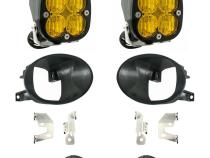 Squadron Pro Fog Pocket Kit 19-24 Sprinter 1500/2500/3500 (Wide Cornering; Baja Amber)