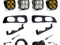 Squadron SAE/Sport Fog Pocket Kit 2023-On Ford F-250/350 Super Duty SAE Fog Baja Amber Toggle Wiring